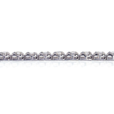 P10%中 0.8ct ローズカットダイヤモンド ブレスレット